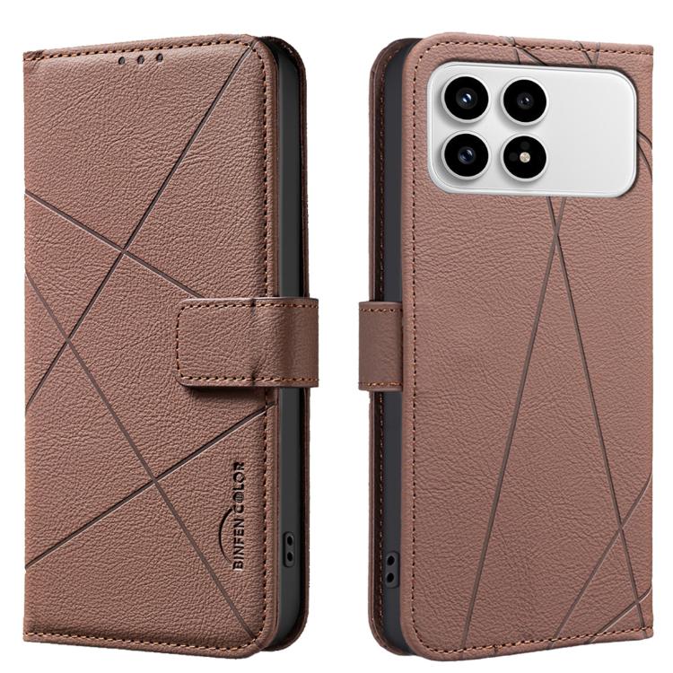 Geometric Pattern RFID Leather Phone Case, For Redmi K90/Poco F8 Pro, For Redmi 15C 5G / 4G EU 173mm, For Redmi 15 5G Global / 15 4G SEA 169.5mm, For Redmi Turbo 4 Pro, For Redmi Turbo 4, For Redmi 14C, For Redmi Note 14 5G, For Redmi Note 14 Pro 4G