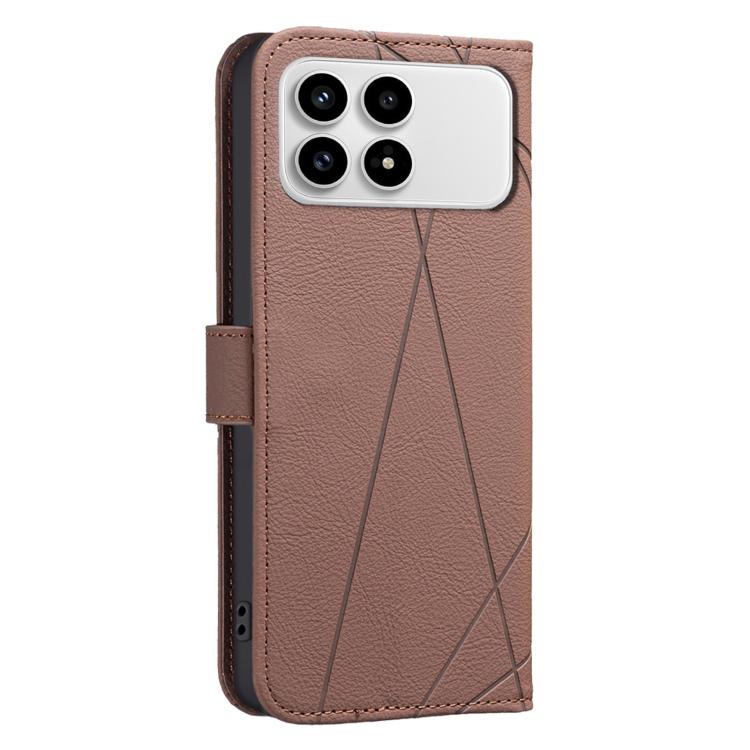 Geometric Pattern RFID Leather Phone Case, For Redmi K90/Poco F8 Pro, For Redmi 15C 5G / 4G EU 173mm, For Redmi 15 5G Global / 15 4G SEA 169.5mm, For Redmi Turbo 4 Pro, For Redmi Turbo 4, For Redmi 14C, For Redmi Note 14 5G, For Redmi Note 14 Pro 4G
