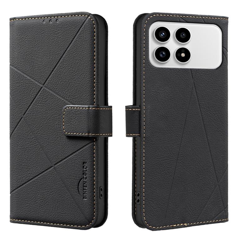 Geometric Pattern RFID Leather Phone Case, For Redmi K90/Poco F8 Pro, For Redmi 15C 5G / 4G EU 173mm, For Redmi 15 5G Global / 15 4G SEA 169.5mm, For Redmi Turbo 4 Pro, For Redmi Turbo 4, For Redmi 14C, For Redmi Note 14 5G, For Redmi Note 14 Pro 4G
