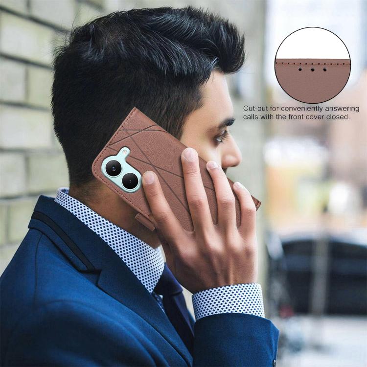 Geometric Pattern RFID Leather Phone Case, For Redmi Tubo 5 / Poco X8 Pro 5G, For Redmi Note 15 5G Global 164mm, For Redmi K90 Pro Max/Poco F8 Ultra, For Redmi Note 15 Pro 4G Global 163.2mm, For Redmi K90/Poco F8 Pro, For Redmi 15C 5G / 4G EU 173mm    ...