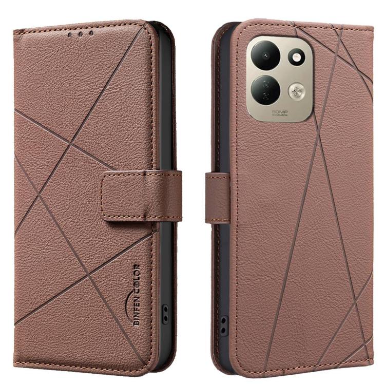 Geometric Pattern RFID Leather Phone Case, For Redmi Note 17 Pro 5G Global 163mm, For Redmi Note 17 Pro+ 5G Global 163mm, For Redmi 17 5G / 4G Global 170mm, For Redmi Note 17 4G Global 171mm, For Redmi K90 Max 5G, For Redmi A7 Pro 171mm / Poco C85x 5G ...