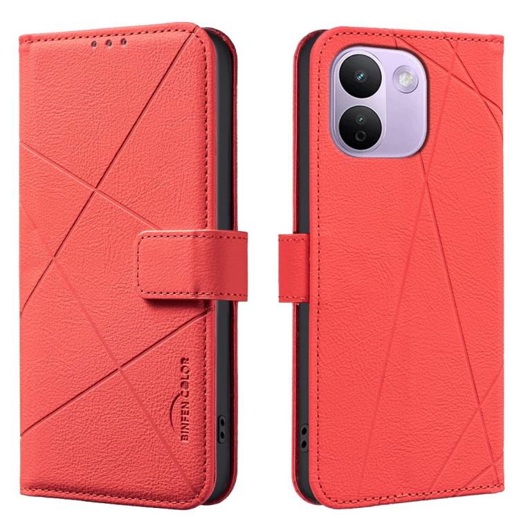 Geometric Pattern RFID Leather Phone Case, For Redmi Note 17 Pro 5G Global 163mm, For Redmi Note 17 Pro+ 5G Global 163mm, For Redmi 17 5G / 4G Global 170mm, For Redmi Note 17 4G Global 171mm, For Redmi K90 Max 5G, For Redmi A7 Pro 171mm / Poco C85x 5G ...