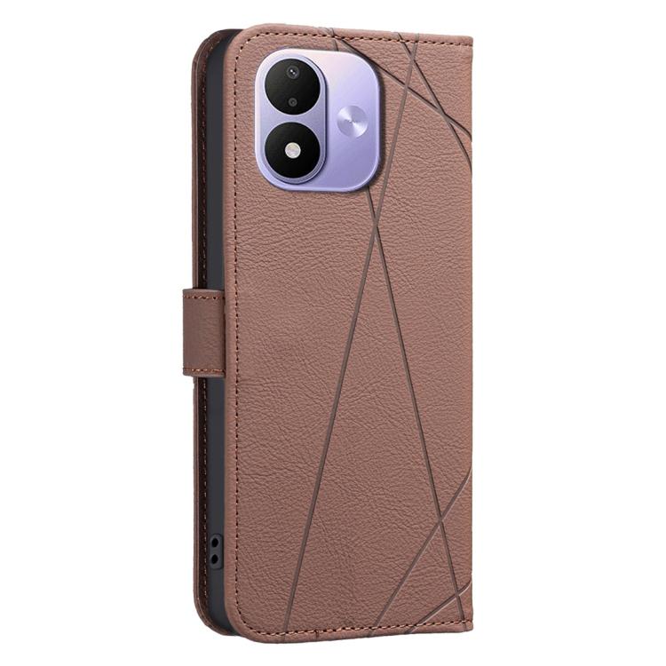 Geometric Pattern RFID Leather Phone Case, For Redmi Note 17 Pro 5G Global 163mm, For Redmi Note 17 Pro+ 5G Global 163mm, For Redmi 17 5G / 4G Global 170mm, For Redmi Note 17 4G Global 171mm, For Redmi K90 Max 5G, For Redmi A7 Pro 171mm / Poco C85x 5G ...