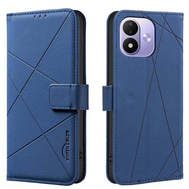 Geometric Pattern RFID Leather Phone Case, For Redmi Note 17 Pro 5G Global 163mm, For Redmi Note 17 Pro+ 5G Global 163mm, For Redmi 17 5G / 4G Global 170mm, For Redmi Note 17 4G Global 171mm, For Redmi K90 Max 5G, For Redmi A7 Pro 171mm / Poco C85x 5G ...
