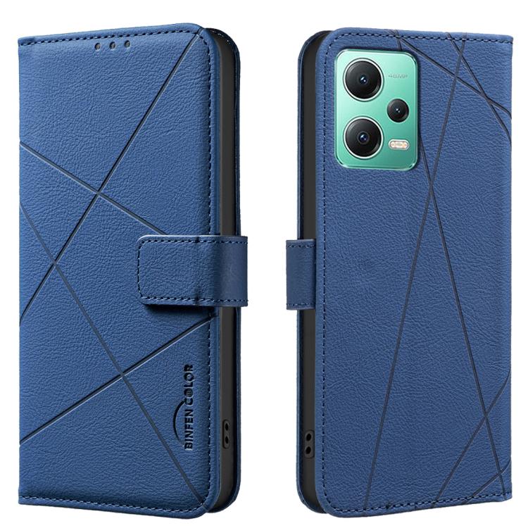 Geometric Pattern RFID Leather Phone Case, For Xiaomi Poco M7 Pro 5G, For Xiaomi Poco X6 Pro, For Xiaomi 13T, For Xiaomi Poco F5 5G, For Xiaomi Poco C55, For Xiaomi Poco X5 Pro, For Xiaomi Poco X5, For Xiaomi Poco M3 Pro