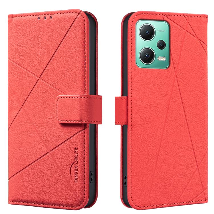 Geometric Pattern RFID Leather Phone Case, For Xiaomi Poco M7 Pro 5G, For Xiaomi Poco X6 Pro, For Xiaomi 13T, For Xiaomi Poco F5 5G, For Xiaomi Poco C55, For Xiaomi Poco X5 Pro, For Xiaomi Poco X5, For Xiaomi Poco M3 Pro