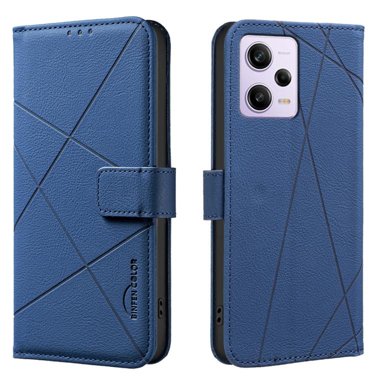 Geometric Pattern RFID Leather Phone Case, For Xiaomi Poco M7 Pro 5G, For Xiaomi Poco X6 Pro, For Xiaomi 13T, For Xiaomi Poco F5 5G, For Xiaomi Poco C55, For Xiaomi Poco X5 Pro, For Xiaomi Poco X5, For Xiaomi Poco M3 Pro