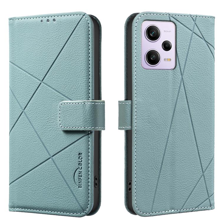 Geometric Pattern RFID Leather Phone Case, For Xiaomi Poco M7 Pro 5G, For Xiaomi Poco X6 Pro, For Xiaomi 13T, For Xiaomi Poco F5 5G, For Xiaomi Poco C55, For Xiaomi Poco X5 Pro, For Xiaomi Poco X5, For Xiaomi Poco M3 Pro
