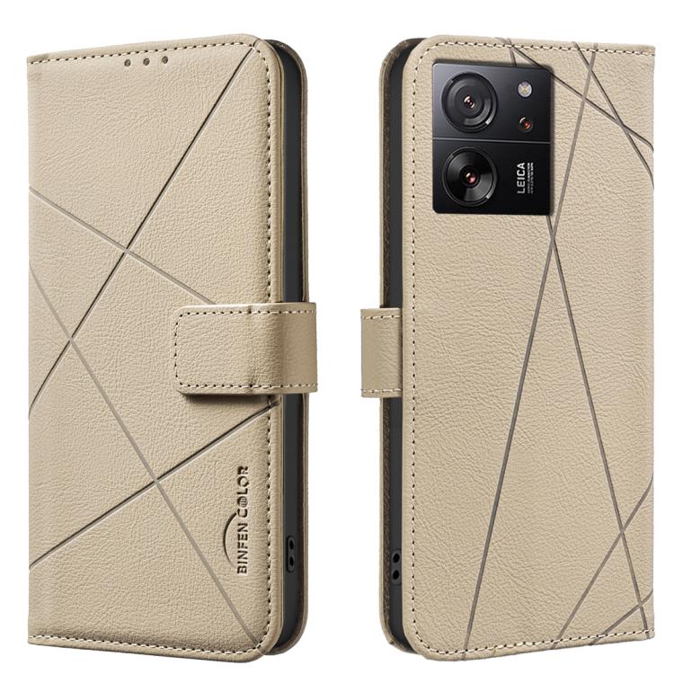Geometric Pattern RFID Leather Phone Case, For Xiaomi Poco M7 Pro 5G, For Xiaomi Poco X6 Pro, For Xiaomi 13T, For Xiaomi Poco F5 5G, For Xiaomi Poco C55, For Xiaomi Poco X5 Pro, For Xiaomi Poco X5, For Xiaomi Poco M3 Pro