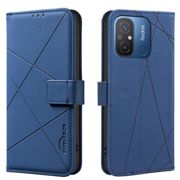 Geometric Pattern RFID Leather Phone Case, For Xiaomi Poco M7 Pro 5G, For Xiaomi Poco X6 Pro, For Xiaomi 13T, For Xiaomi Poco F5 5G, For Xiaomi Poco C55, For Xiaomi Poco X5 Pro, For Xiaomi Poco X5, For Xiaomi Poco M3 Pro