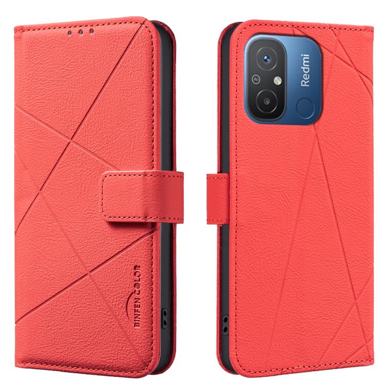 Geometric Pattern RFID Leather Phone Case, For Xiaomi Poco M7 Pro 5G, For Xiaomi Poco X6 Pro, For Xiaomi 13T, For Xiaomi Poco F5 5G, For Xiaomi Poco C55, For Xiaomi Poco X5 Pro, For Xiaomi Poco X5, For Xiaomi Poco M3 Pro