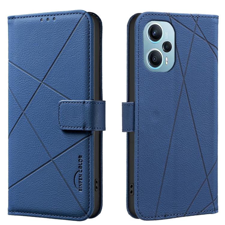 Geometric Pattern RFID Leather Phone Case, For Xiaomi Poco M7 Pro 5G, For Xiaomi Poco X6 Pro, For Xiaomi 13T, For Xiaomi Poco F5 5G, For Xiaomi Poco C55, For Xiaomi Poco X5 Pro, For Xiaomi Poco X5, For Xiaomi Poco M3 Pro