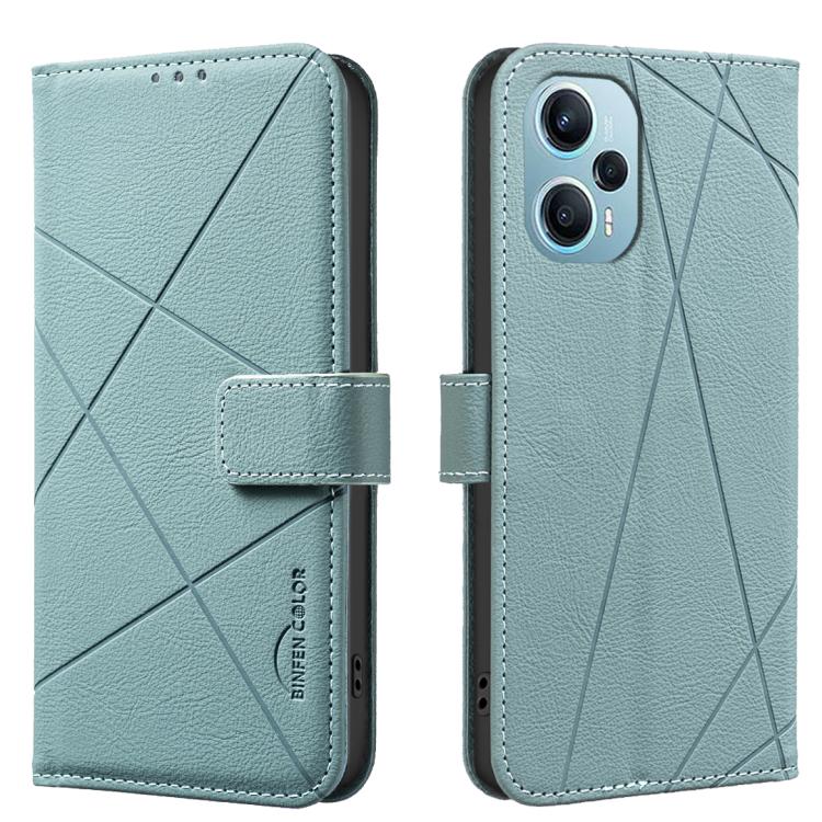 Geometric Pattern RFID Leather Phone Case, For Xiaomi Poco M7 Pro 5G, For Xiaomi Poco X6 Pro, For Xiaomi 13T, For Xiaomi Poco F5 5G, For Xiaomi Poco C55, For Xiaomi Poco X5 Pro, For Xiaomi Poco X5, For Xiaomi Poco M3 Pro
