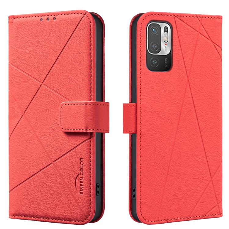 Geometric Pattern RFID Leather Phone Case, For Xiaomi Poco M7 Pro 5G, For Xiaomi Poco X6 Pro, For Xiaomi 13T, For Xiaomi Poco F5 5G, For Xiaomi Poco C55, For Xiaomi Poco X5 Pro, For Xiaomi Poco X5, For Xiaomi Poco M3 Pro