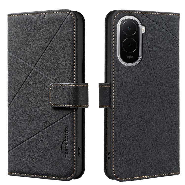 Geometric Pattern RFID Leather Phone Case, For Xiaomi 17T Pro 5G, For Xiaomi 17T 5G, For Xiaomi Poco M7 4G 169mm, For Xiaomi 15T Pro 5G, For Xiaomi 15T 5G, For Xiaomi Poco F7 5G Global, For Xiaomi Poco X7 Pro, For Xiaomi Poco C75
