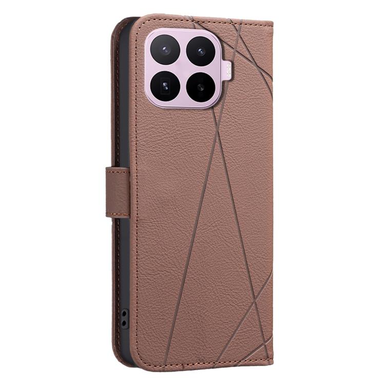 Geometric Pattern RFID Leather Phone Case, For Xiaomi 17T Pro 5G, For Xiaomi 17T 5G, For Xiaomi Poco M7 4G 169mm, For Xiaomi 15T Pro 5G, For Xiaomi 15T 5G, For Xiaomi Poco F7 5G Global, For Xiaomi Poco X7 Pro, For Xiaomi Poco C75