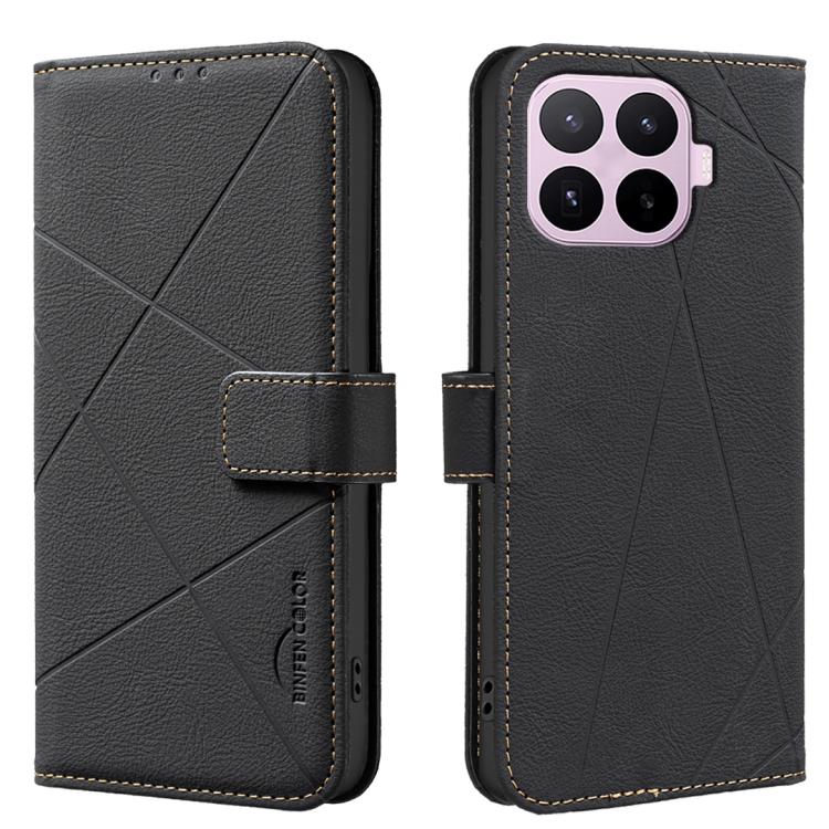Geometric Pattern RFID Leather Phone Case, For Xiaomi 17T Pro 5G, For Xiaomi 17T 5G, For Xiaomi Poco M7 4G 169mm, For Xiaomi 15T Pro 5G, For Xiaomi 15T 5G, For Xiaomi Poco F7 5G Global, For Xiaomi Poco X7 Pro, For Xiaomi Poco C75