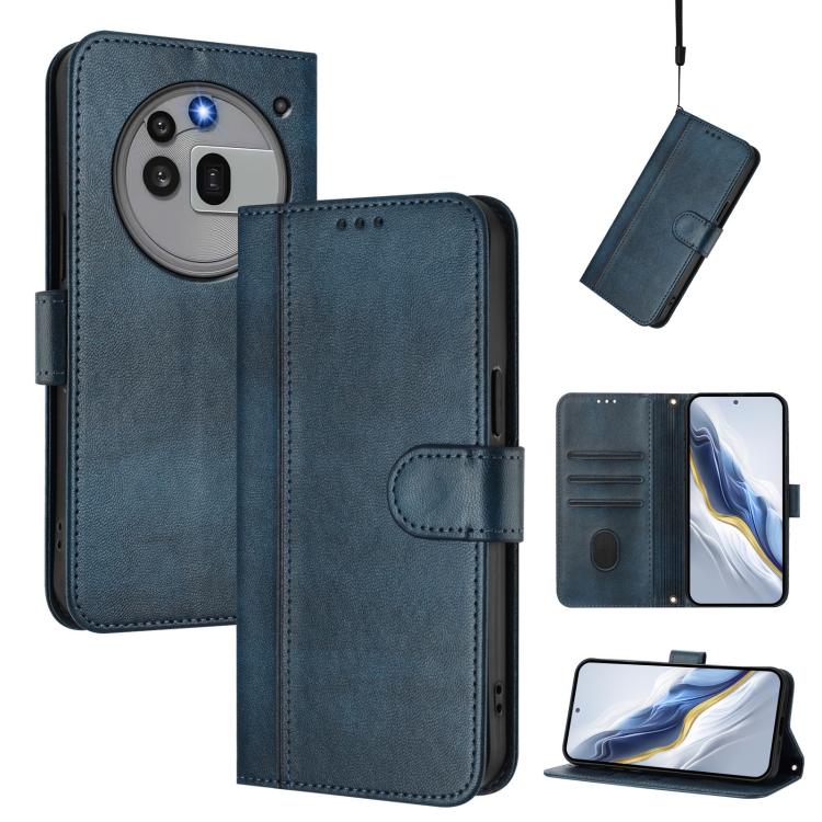 Line Splicing Buckle Retro Leather Phone Case, For Nothing Phone 4a Pro, For Nothing Phone 4a, For Nothing Phone 3a, For Nothing Phone 3a Pro, For Nothing CMF Phone 1, For Nothing Phone 2a
