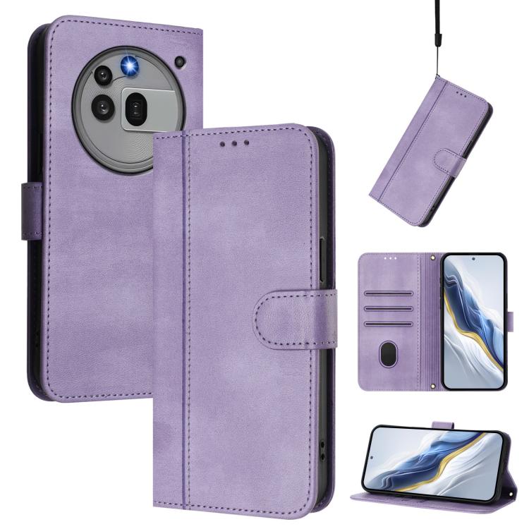 Line Splicing Buckle Retro Leather Phone Case, For Nothing Phone 4a Pro, For Nothing Phone 4a, For Nothing Phone 3a, For Nothing Phone 3a Pro, For Nothing CMF Phone 1, For Nothing Phone 2a