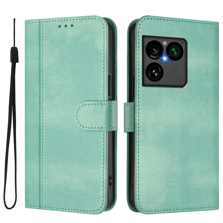 Line Splicing Buckle Retro Leather Phone Case, For Sony Xperia 1 VIII, For Sony Xperia 10 VII, For Sony Xperia 10 VI 2024, For Sony Xperia 1 VI 2024, For Sony Xperia 5 VI, For Sony Xperia 5 V
