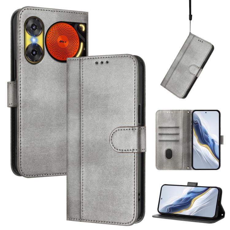 Line Splicing Buckle Retro Leather Phone Case, For ZTE Blade A76 4G, For ZTE Kantan Sumaho 4 A402ZT, For ZTE Blade V60 4G / Axon 60 4G, For ZTE Blade A35e, For ZTE Nubia Music 2, For ZTE Nubia S 5G A403ZT