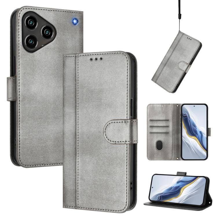 Line Splicing Buckle Retro Leather Phone Case, For ZTE Blade A76 4G, For ZTE Kantan Sumaho 4 A402ZT, For ZTE Blade V60 4G / Axon 60 4G, For ZTE Blade A35e, For ZTE Nubia Music 2, For ZTE Nubia S 5G A403ZT