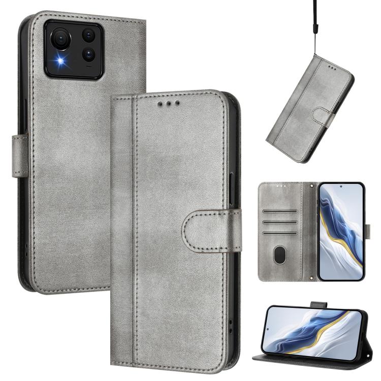 Line Splicing Buckle Retro Leather Phone Case, For ASUS Zenfone 12 Ultra, For ASUS ROG Phone 9 / 9 Pro, For ASUS Zenfone 11 Ultra, For ASUS ROG Phone 8 / 8 Pro