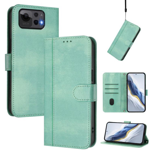 Line Splicing Buckle Retro Leather Phone Case, For ASUS Zenfone 12 Ultra, For ASUS ROG Phone 9 / 9 Pro, For ASUS Zenfone 11 Ultra, For ASUS ROG Phone 8 / 8 Pro