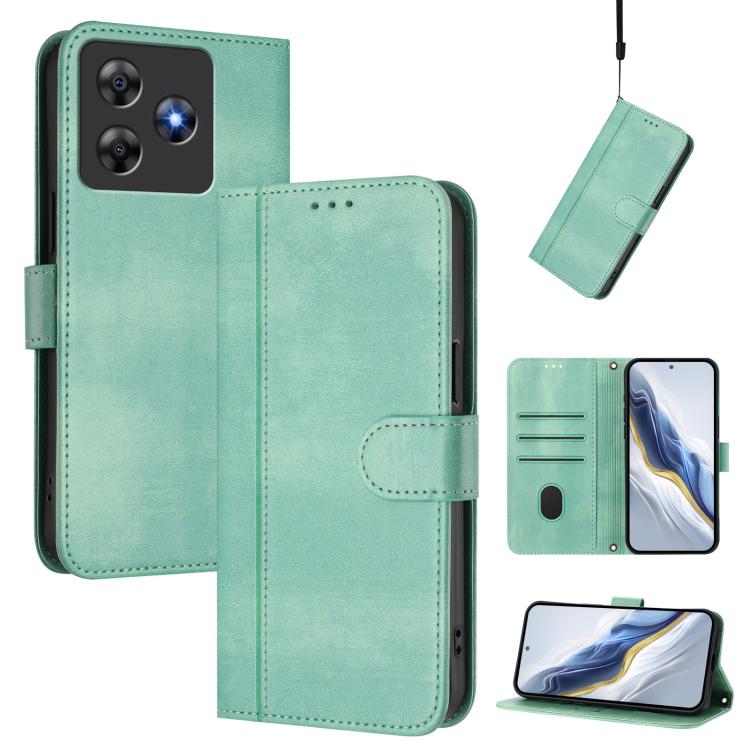 Line Splicing Buckle Retro Leather Phone Case, For Blackview Wave 7C, For Blackview Wave 10, For Blackview Shark 6, For Blackview Oscal Tiger 13, For Blackview Wave 8 / 8C / Oscal Flat 2, For Blackview Shark 9 5G