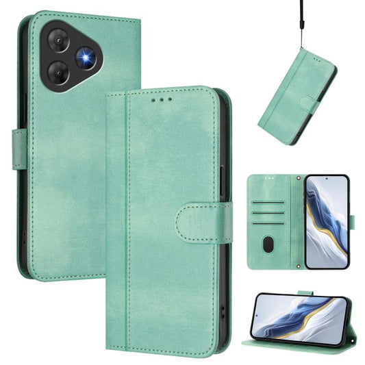 Line Splicing Buckle Retro Leather Phone Case, For Blackview Oscal Flat 2 / 2C, For Blackview Oscal Modern 8 / Color 8, For Blackview Oscal Flat 1C, For Blackview Wave 6C, For Blackview Shark 8 / Oscal Tiger 12, For Blackview A52 / A52 Pro