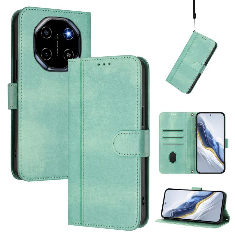Line Splicing Buckle Retro Leather Phone Case, For Blackview Wave 7C, For Blackview Wave 10, For Blackview Shark 6, For Blackview Oscal Tiger 13, For Blackview Wave 8 / 8C / Oscal Flat 2, For Blackview Shark 9 5G