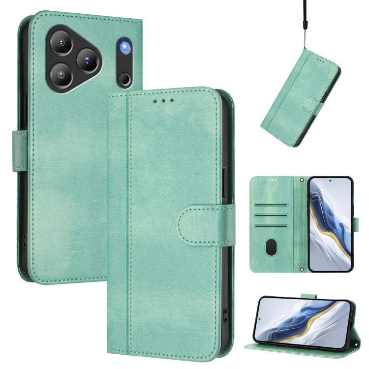 Line Splicing Buckle Retro Leather Phone Case, For Blackview Wave 7C, For Blackview Wave 10, For Blackview Shark 6, For Blackview Oscal Tiger 13, For Blackview Wave 8 / 8C / Oscal Flat 2, For Blackview Shark 9 5G