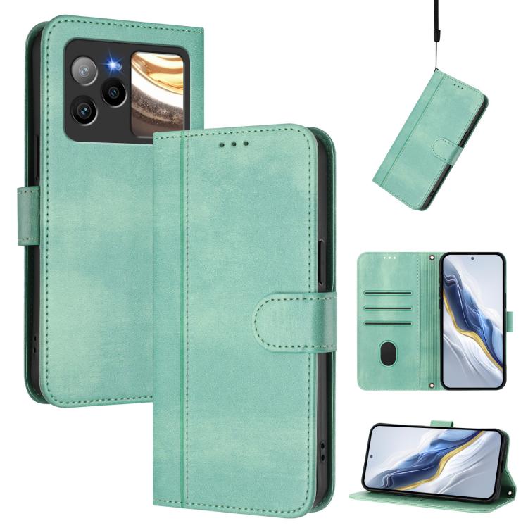 Line Splicing Buckle Retro Leather Phone Case, For BLU G95, For BLU Bold N4, For BLU Bold K10, For BLU G54, For BLU G64, For BLU Bold K50