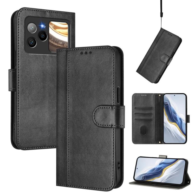 Line Splicing Buckle Retro Leather Phone Case, For BLU G95, For BLU Bold N4, For BLU Bold K10, For BLU G54, For BLU G64, For BLU Bold K50