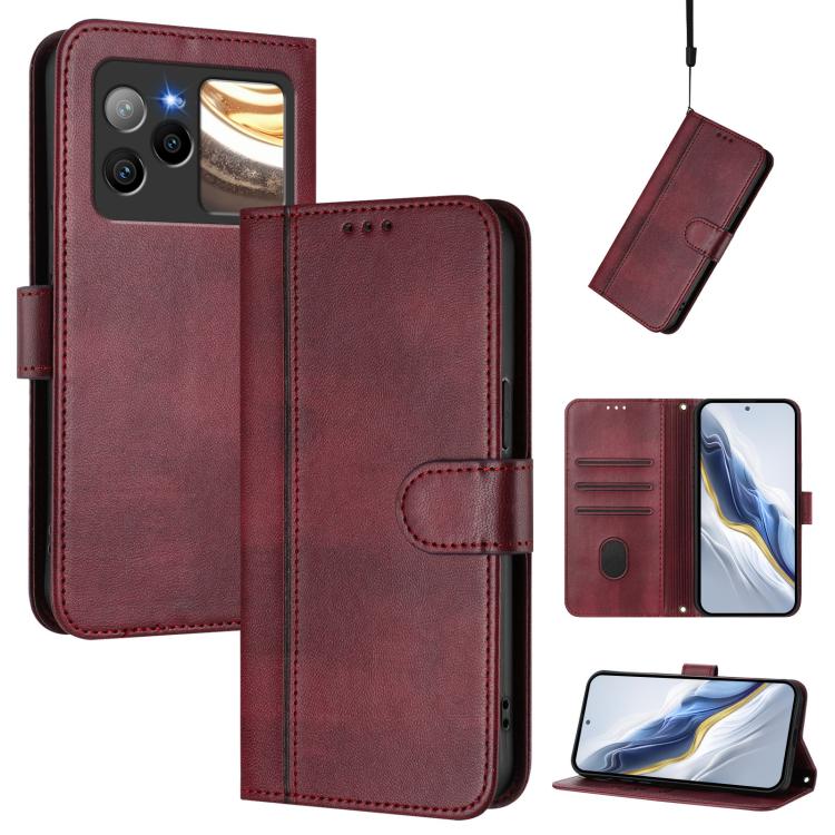 Line Splicing Buckle Retro Leather Phone Case, For BLU G95, For BLU Bold N4, For BLU Bold K10, For BLU G54, For BLU G64, For BLU Bold K50