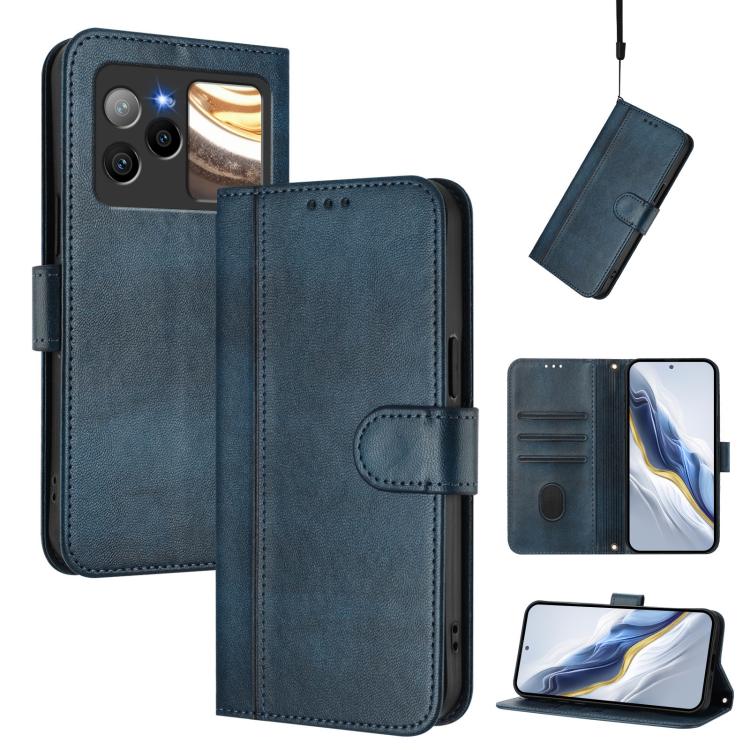 Line Splicing Buckle Retro Leather Phone Case, For BLU G95, For BLU Bold N4, For BLU Bold K10, For BLU G54, For BLU G64, For BLU Bold K50