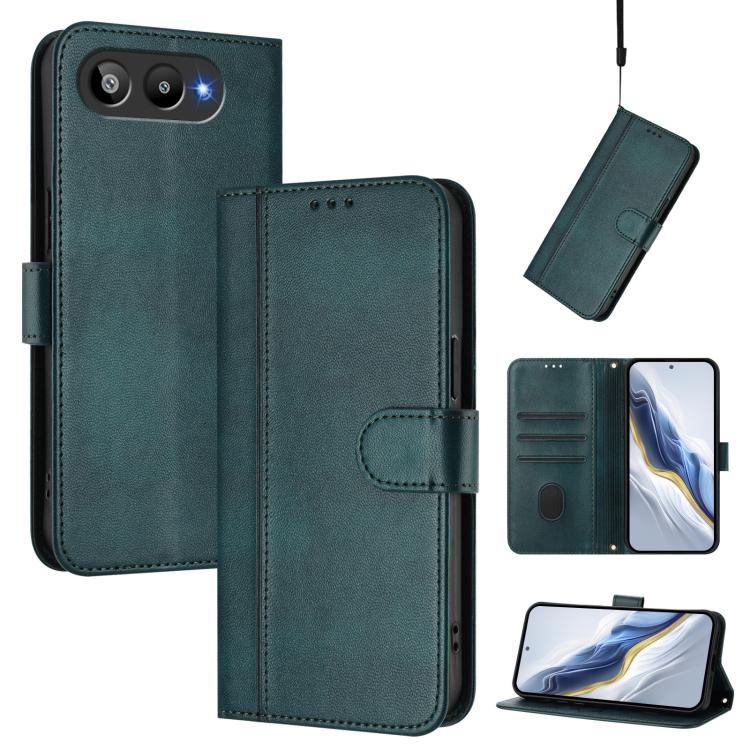Line Splicing Buckle Retro Leather Phone Case, For BLU G95, For BLU Bold N4, For BLU Bold K10, For BLU G54, For BLU G64, For BLU Bold K50