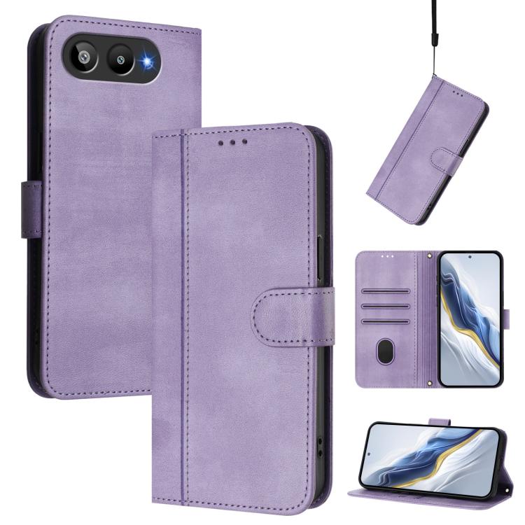 Line Splicing Buckle Retro Leather Phone Case, For BLU G95, For BLU Bold N4, For BLU Bold K10, For BLU G54, For BLU G64, For BLU Bold K50