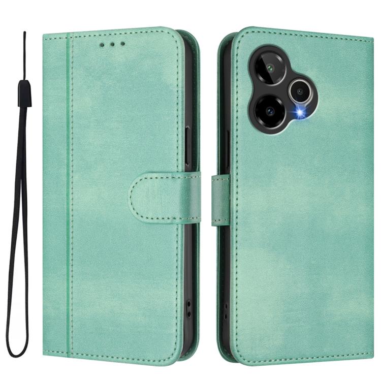 Line Splicing Buckle Retro Leather Phone Case, For Cricket Icon Plus 2026 / Icon 7 5G, For Cricket Magic 2 5G / AT&T Propel 2 5G, For Cricket Debut S3, For Cricket Icon 6 / AT&T Verge, For Cricket Outlast 5G 2024