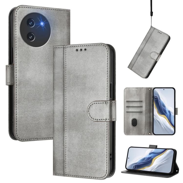 Line Splicing Buckle Retro Leather Phone Case, For Doogee Note 56 / Note 56 Pro, For Doogee N60 Pro, For Doogee Note 59 / 59 Pro, For Doogee Note 58 / 58 Pro, For Doogee N55 / N55 Plus