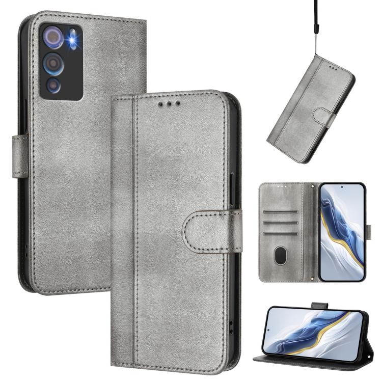 Line Splicing Buckle Retro Leather Phone Case, For Doogee Note 56 / Note 56 Pro, For Doogee N60 Pro, For Doogee Note 59 / 59 Pro, For Doogee Note 58 / 58 Pro, For Doogee N55 / N55 Plus