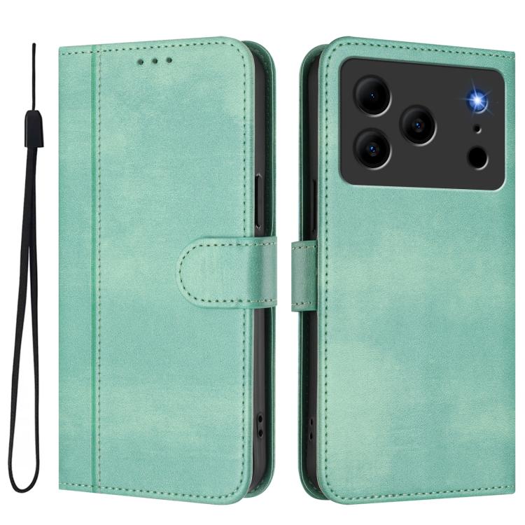 Line Splicing Buckle Retro Leather Phone Case, For Doogee Note 56 / Note 56 Pro, For Doogee N60 Pro, For Doogee Note 59 / 59 Pro, For Doogee Note 58 / 58 Pro, For Doogee N55 / N55 Plus