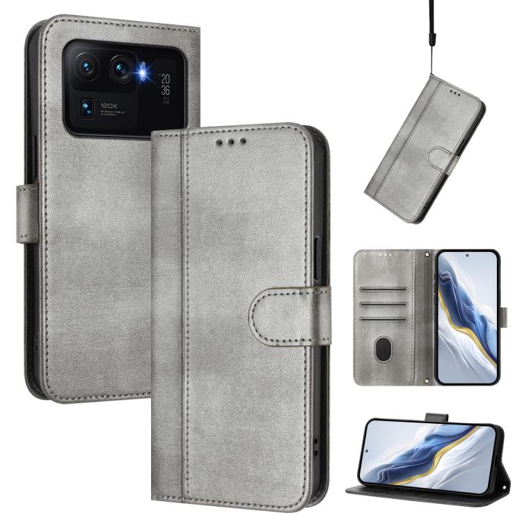 Line Splicing Buckle Retro Leather Phone Case, For Xiaomi Poco X4 Pro 5G, For Xiaomi 11T / 11T Pro, For Xiaomi Poco X3 GT, For Xiaomi Mi 11 Lite / Mi 11 Lite 5G, For Xiaomi Mi 11 Ultra, For Xiaomi Mi 11 Pro