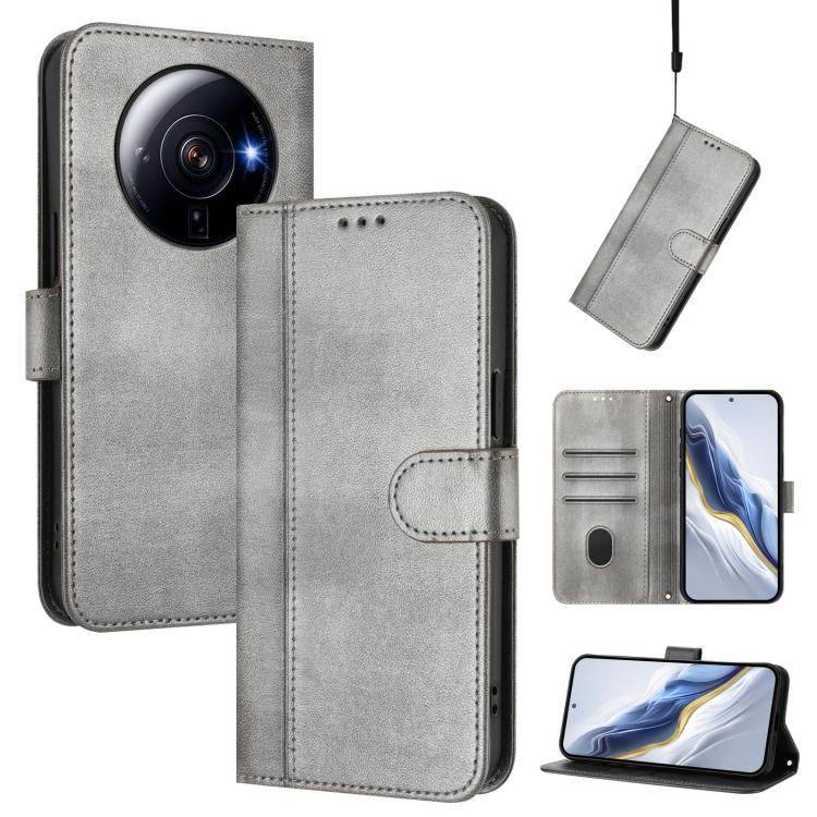 Line Splicing Buckle Retro Leather Phone Case, For Xiaomi Civi 3 5G, For Xiaomi 13 Lite 5G / Civi 2, For Xiaomi 13 Pro 5G, For Xiaomi 13, For Xiaomi 12T / 12T Pro / Redmi K50 Ultra, For Xiaomi 12S Ultra