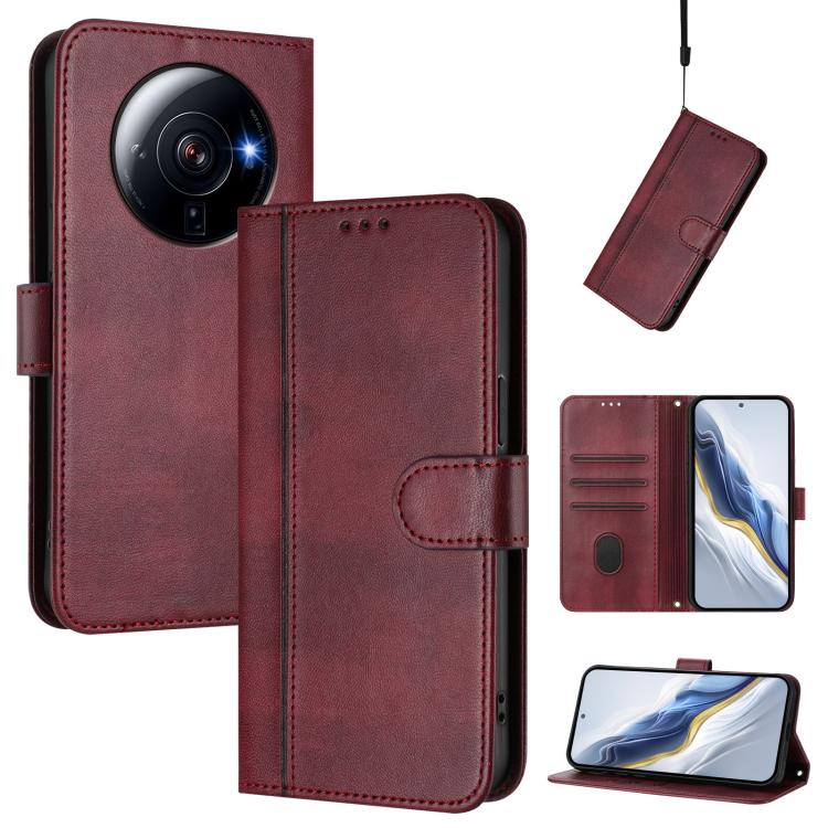 Line Splicing Buckle Retro Leather Phone Case, For Xiaomi Civi 3 5G, For Xiaomi 13 Lite 5G / Civi 2, For Xiaomi 13 Pro 5G, For Xiaomi 13, For Xiaomi 12T / 12T Pro / Redmi K50 Ultra, For Xiaomi 12S Ultra