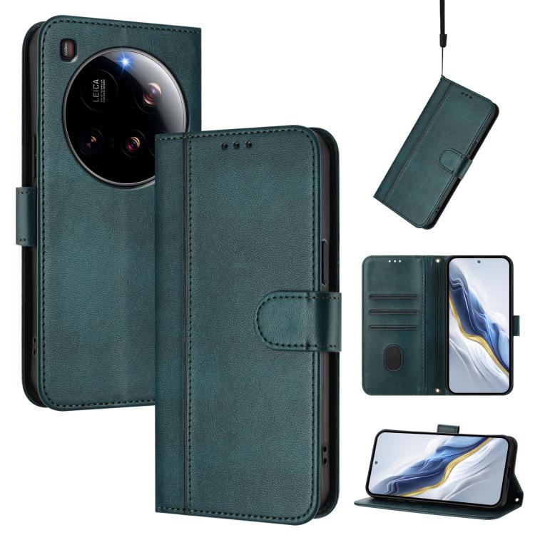 Line Splicing Buckle Retro Leather Phone Case, For Xiaomi Poco F7 Pro 5G / Redmi K80, For Xiaomi Poco X7 5G / Redmi Note 14 Pro 5G, For Xiaomi 15 Ultra, For Xiaomi Poco X7 Pro 5G, For Xiaomi Poco M7 Pro 5G / Redmi Note 14 5G, For Xiaomi 15 Pro