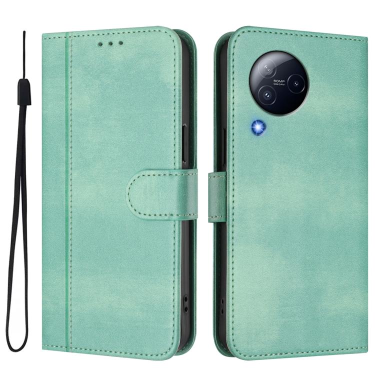 Line Splicing Buckle Retro Leather Phone Case, For Xiaomi Civi 3 5G, For Xiaomi 13 Lite 5G / Civi 2, For Xiaomi 13 Pro 5G, For Xiaomi 13, For Xiaomi 12T / 12T Pro / Redmi K50 Ultra, For Xiaomi 12S Ultra