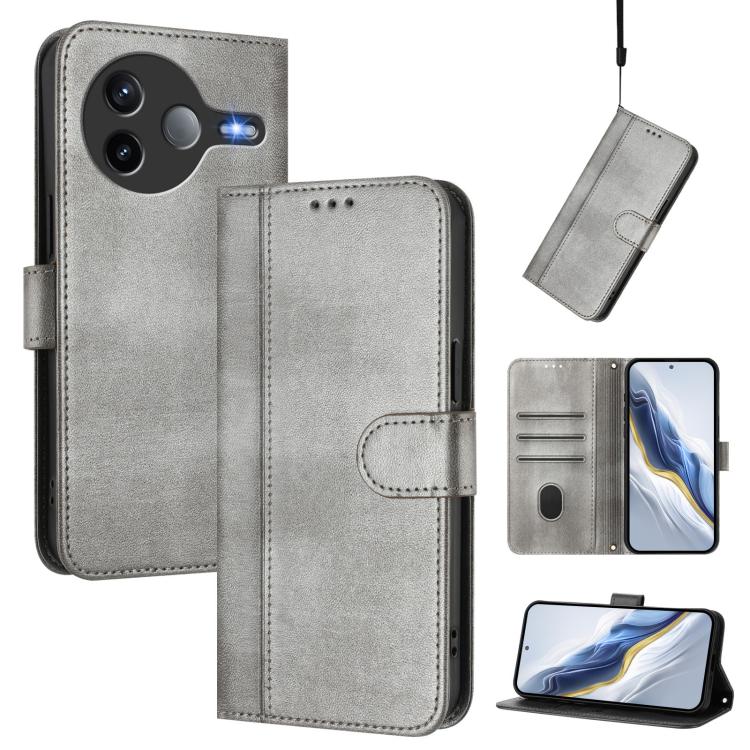 Line Splicing Buckle Retro Leather Phone Case, For Redmi 15 5G / 4G EU 171mm, For Xiaomi 15T Pro 5G, For Xiaomi 15T 5G, For Xiaomi Civi 5 Pro 5G, For Xiaomi 15S Pro 5G, For Xiaomi Poco F7 Ultra 5G / Redmi K80 Pro