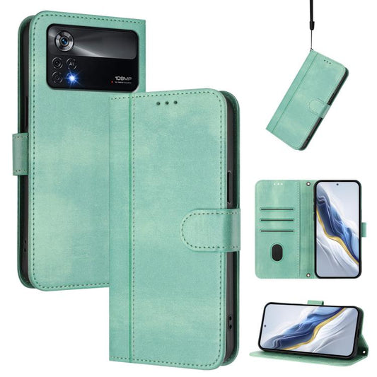 Line Splicing Buckle Retro Leather Phone Case, For Xiaomi Poco X4 Pro 5G, For Xiaomi 11T / 11T Pro, For Xiaomi Poco X3 GT, For Xiaomi Mi 11 Lite / Mi 11 Lite 5G, For Xiaomi Mi 11 Ultra, For Xiaomi Mi 11 Pro