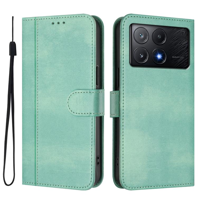 Line Splicing Buckle Retro Leather Phone Case, For Xiaomi Poco X6 Pro 5G, For Xiaomi 14 Ultra 5G, For Xiaomi 14 Pro 5G, For Xiaomi 14 5G, For Xiaomi 13T Pro 5G / 13T 5G, For Xiaomi 13 Ultra